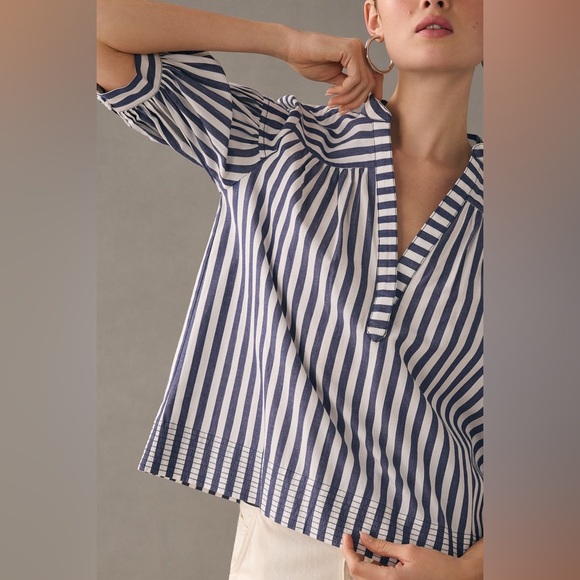 Anthropologie Tops - Anthropologie Darsey Popover Swing Top